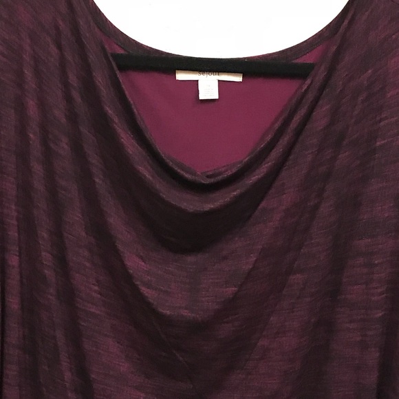 Sejour Purple & Black Top From Nordstrom 🍷 - Picture 5 of 8